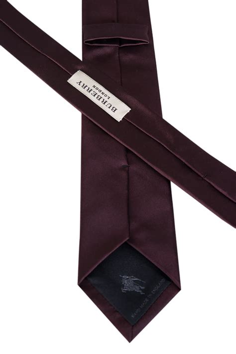 burberry burgundy tie